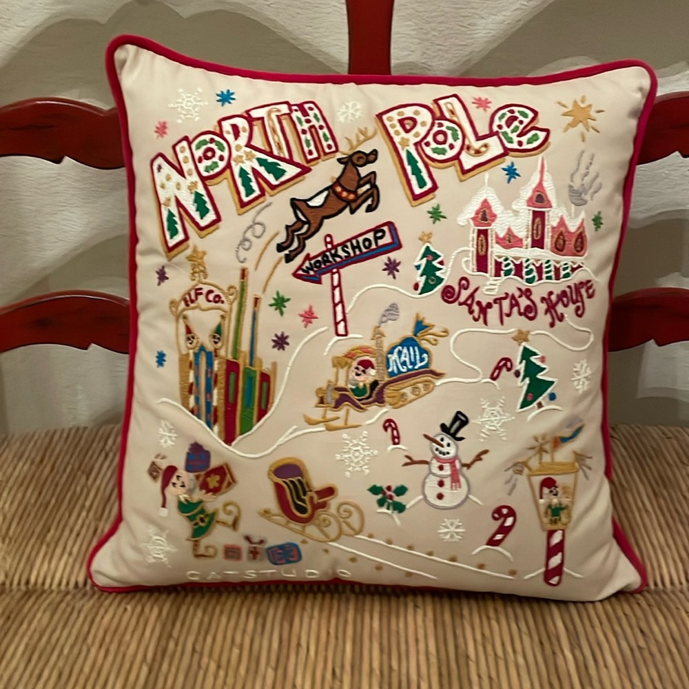 Cat Studio North Pole Pillow